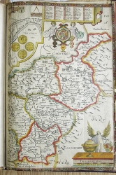 Map of Cheshire - John Speed