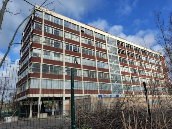Photograph of the Mauldeth House tower block