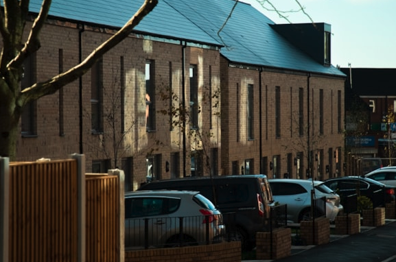General image of new housing at a development in Newton Heath