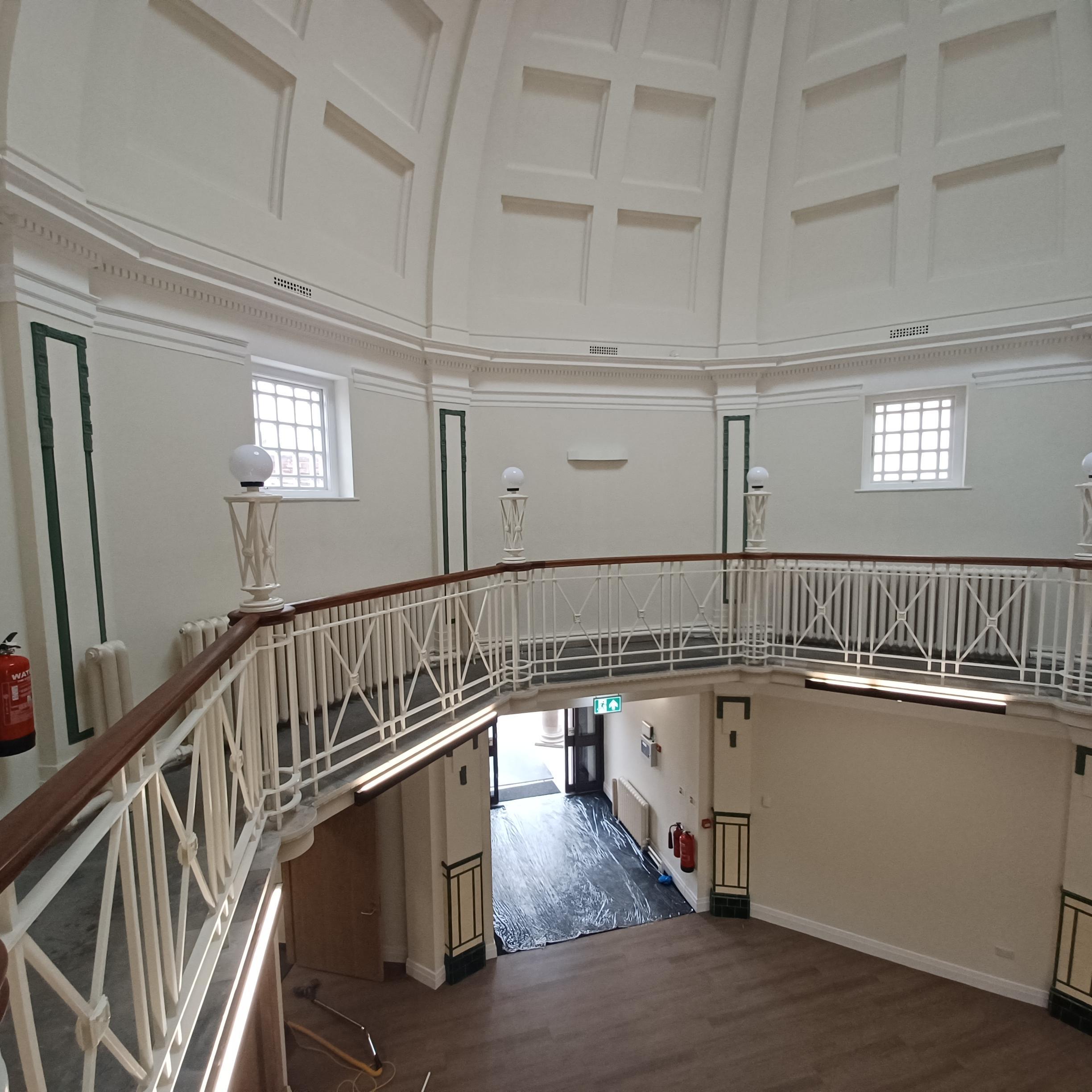 Internal shot of Cholrton Library first pic following restoration