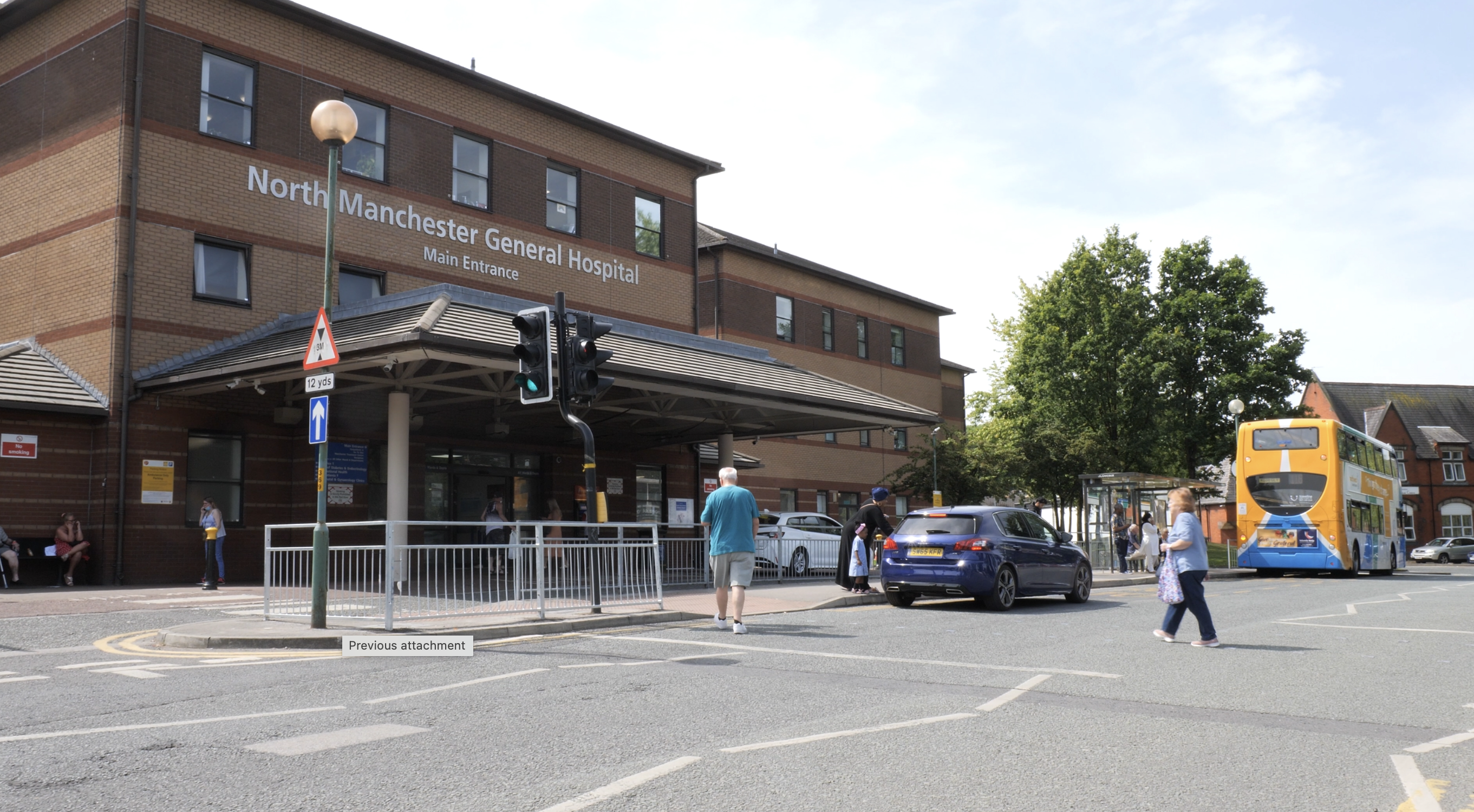 North Manchester General Hospital.