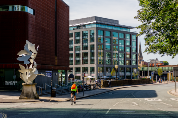 Image of Bridge Street in Manchester.