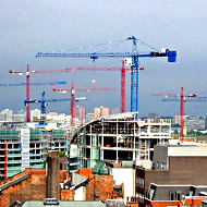 Building skyline of Manchester 