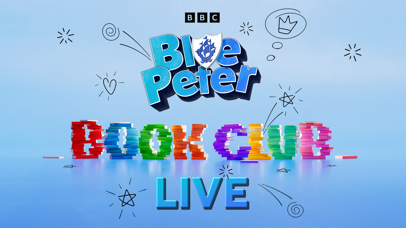 Image of the Blue Peter Book Club Live poster
