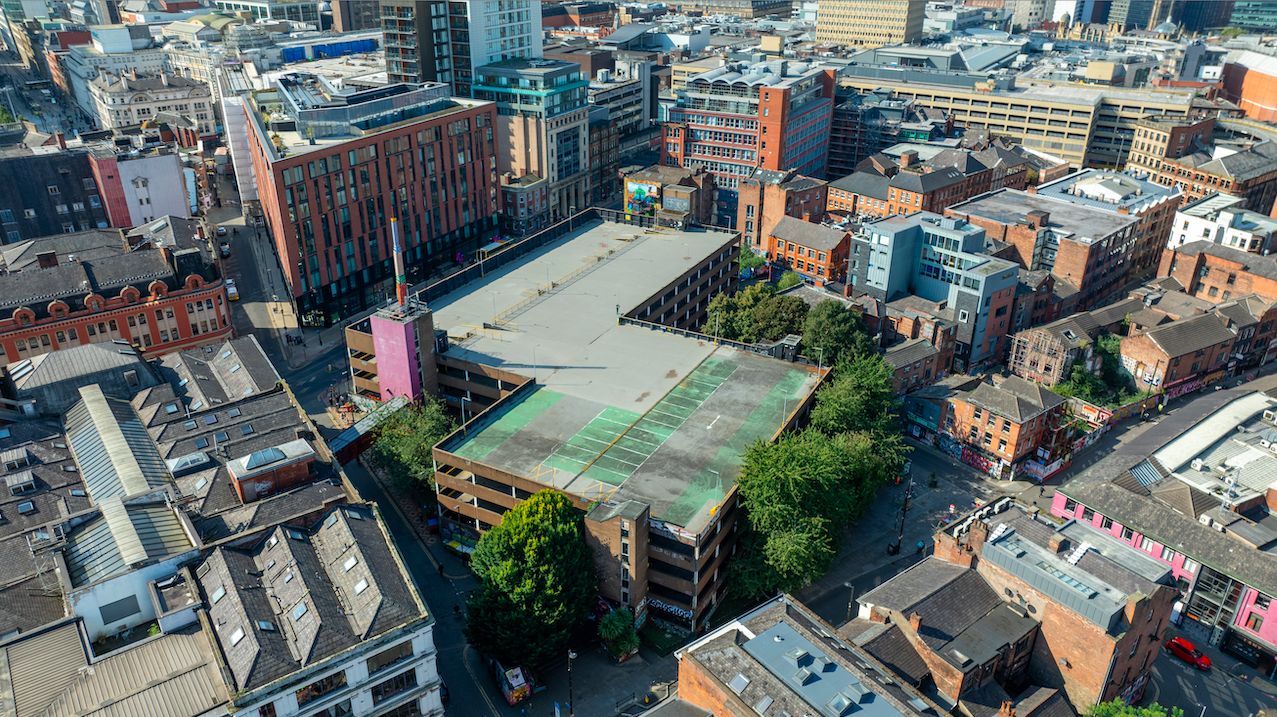 Bird's Eye image of the current Church Street car park