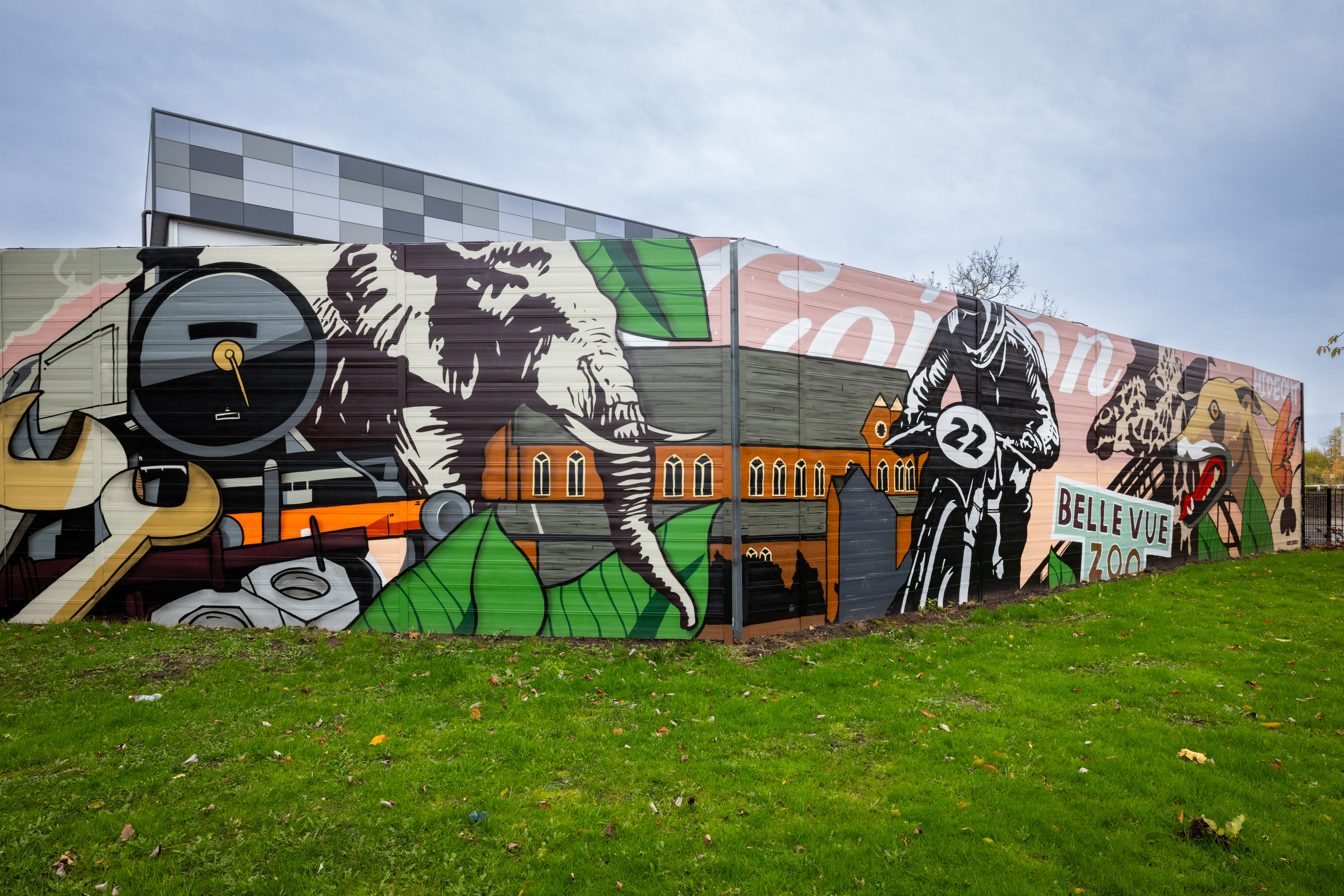 Mural in Gorton Park