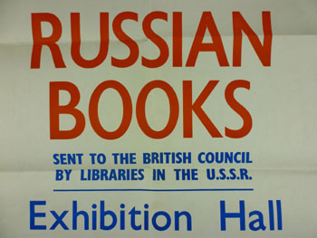 Poster for the Russian Books exhibition, 1944 M740/11/2/46