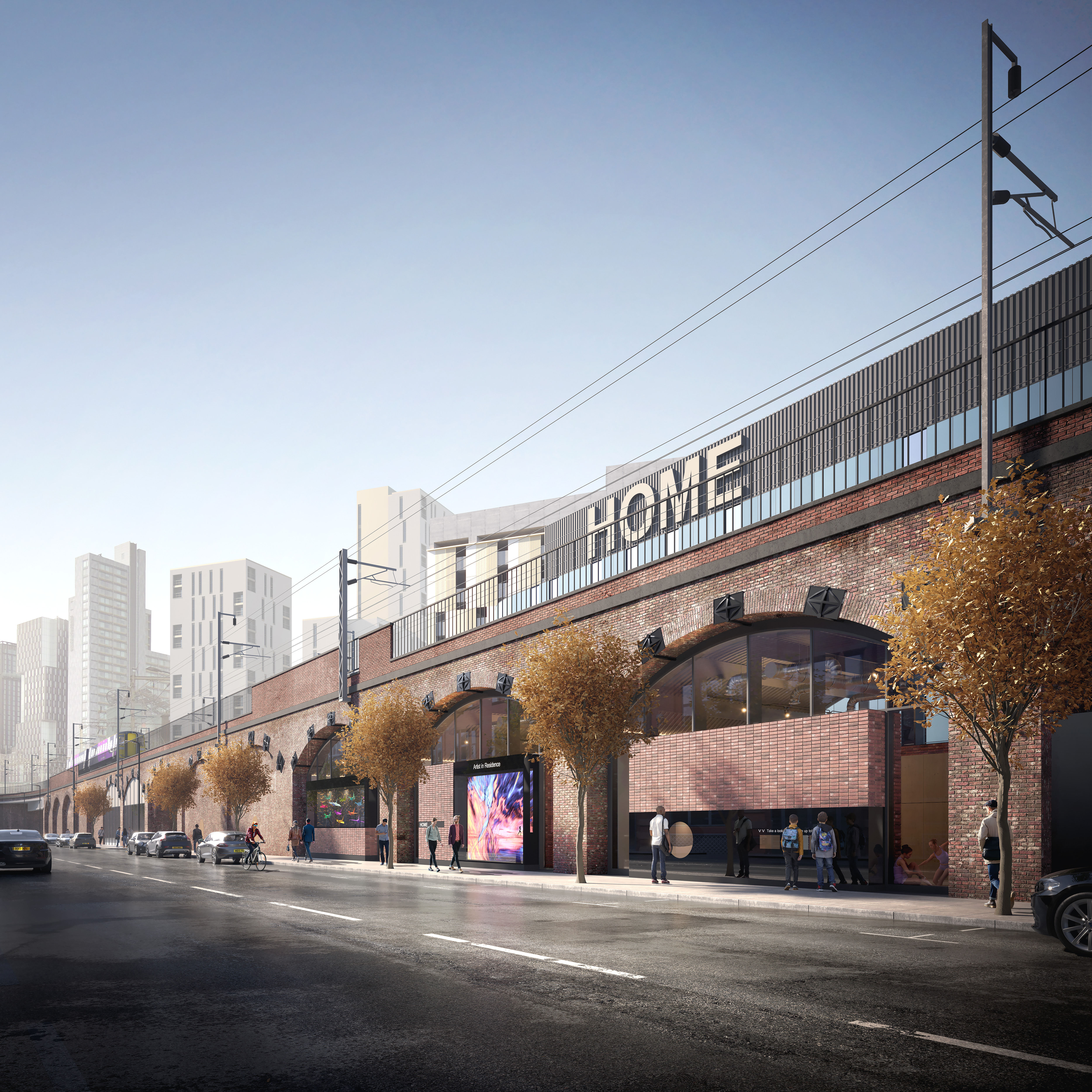 CGI image of Home arches after regeneration 