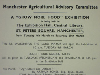 Grow More Food Exhibition poster, 1940 M740/11/2/32