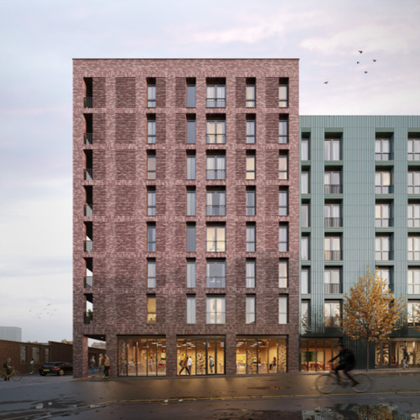 CGI of Eliza Yard development