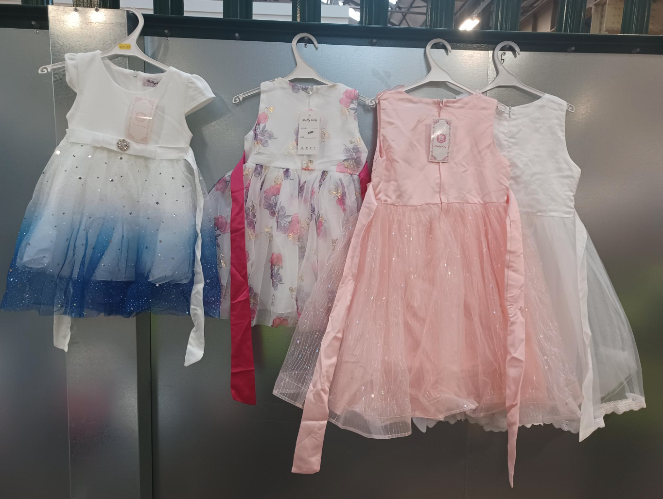 Examples of the unsafe clothing being sold.