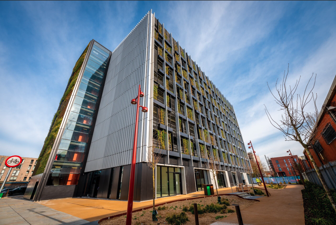 An external image of the Mobility Hub that will open in May 2025