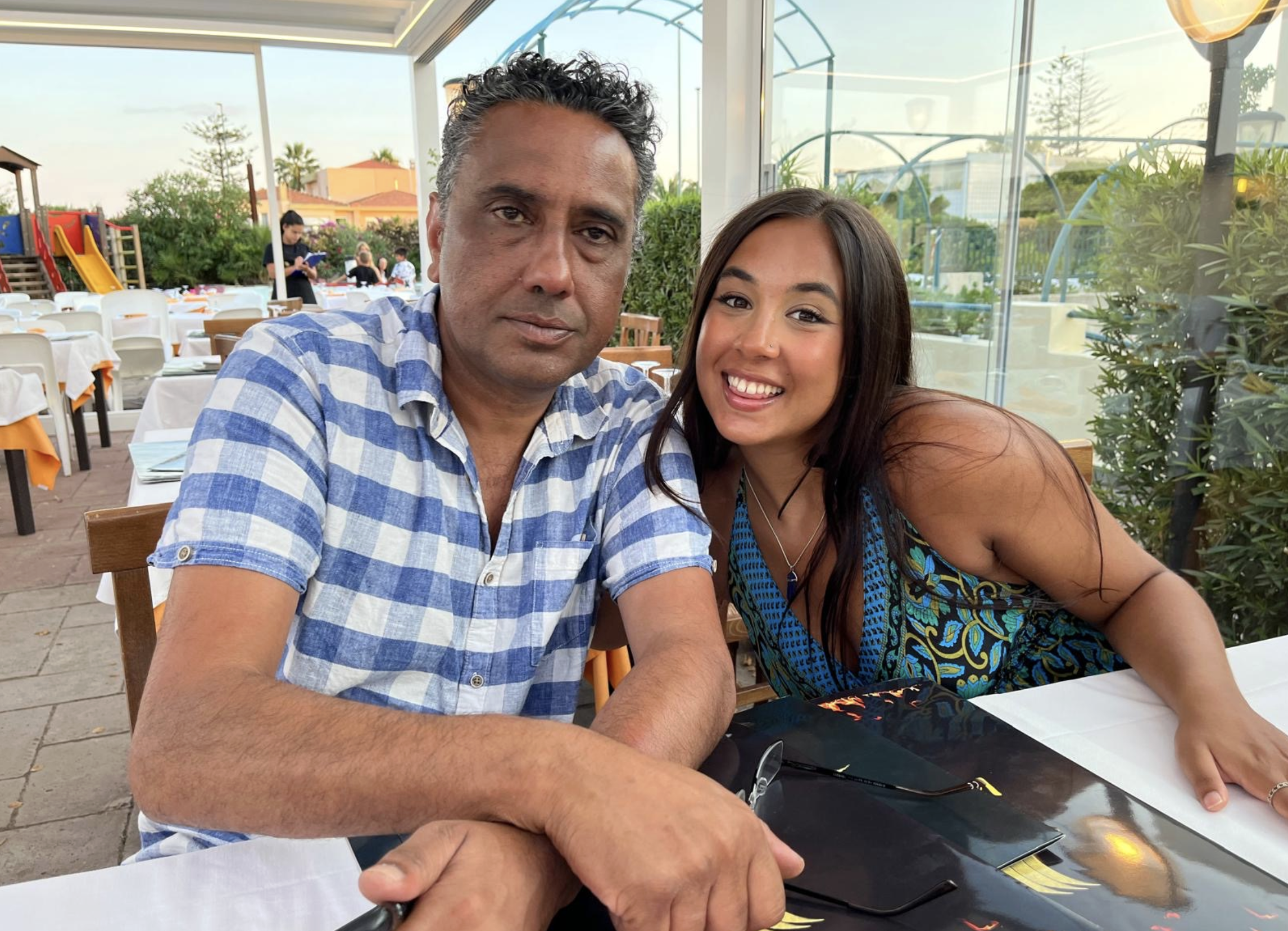 Jaya Vyas and her dad Jigar