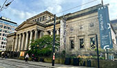 Image shows the exterior of the Manchester Art Gallery