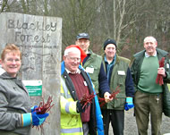 Irk River Valley, Friends of Blackley Forest planting 