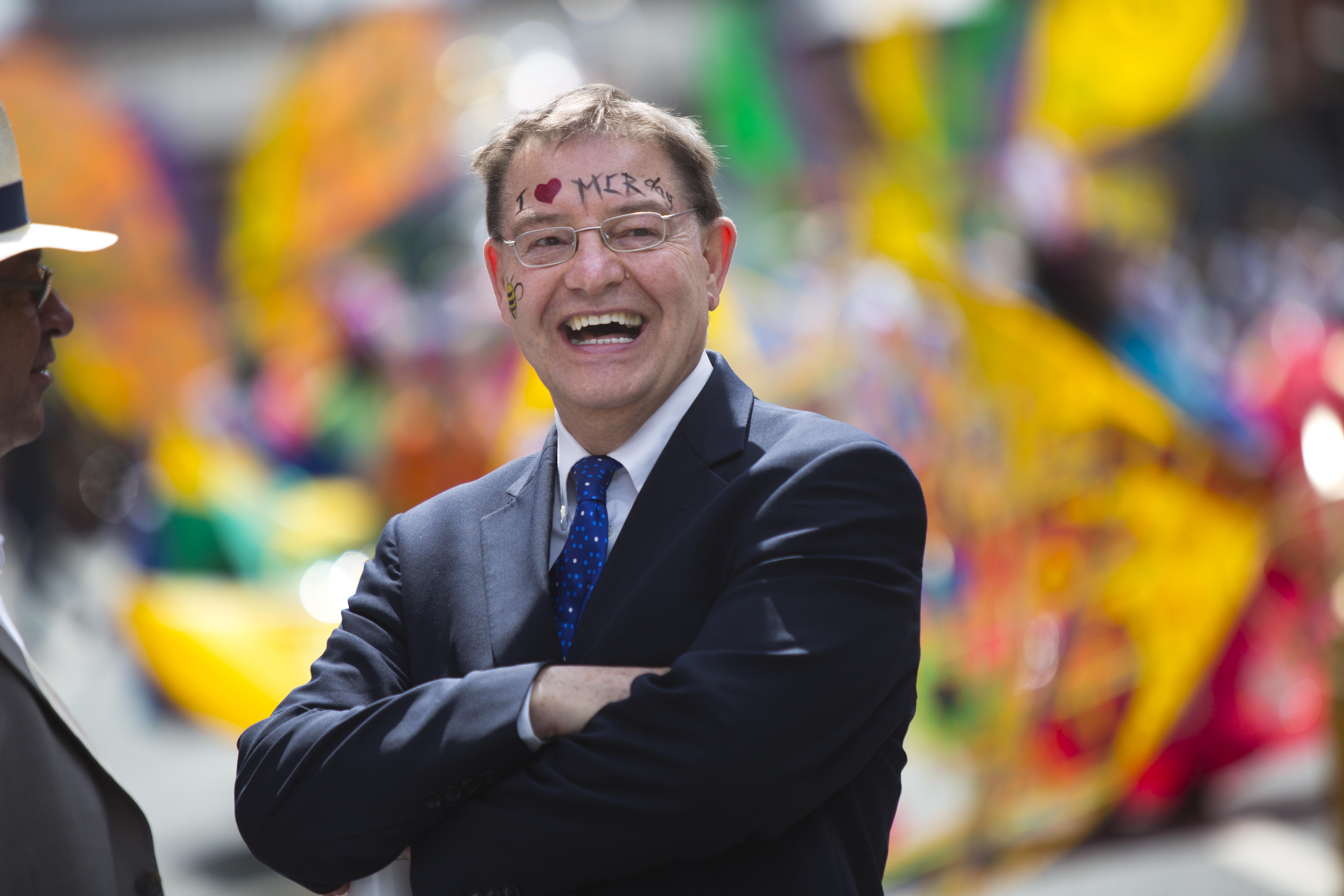 Image of Pat Karney enjoying Manchester Day